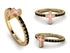 Elegant Enamel Cross Black Diamond Ring - Cross No. 7 image 14