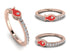 Elegant Enamel Fish Diamond Ring - Fish No. 2 image 12