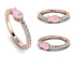 Elegant Enamel Fish Diamond Ring - Fish No. 2 image 2