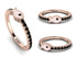 Elegant Enamel Fish Black Diamond Ring - Fish No. 8 image 10