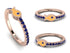 Elegant Enamel Fish Sapphire Ring - Fish No. 14 image 5