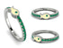 Elegant Enamel Fish Emerald Ring - Fish No. 6 image 4