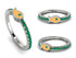 Elegant Enamel Fish Emerald Ring - Fish No. 6 image 5