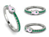 Elegant Enamel Fish Emerald Ring - Fish No. 6 image 12