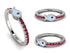 Elegant Enamel Fish Ruby Ring - Fish No. 12 image 9