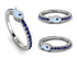 Elegant Enamel Fish Sapphire Ring - Fish No. 15 image 8
