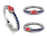Elegant Enamel Fish Sapphire Ring - Fish No. 15 image 12