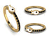 Elegant Enamel Fish Black Diamond Ring - Fish No. 7 image 8