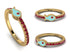 Elegant Enamel Fish Ruby Ring - Fish No. 10 image 3