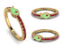 Elegant Enamel Fish Ruby Ring - Fish No. 10 image 6