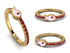 Elegant Enamel Fish Ruby Ring - Fish No. 10 image 12
