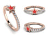 Elegant Enamel Star Diamond Ring - Star No. 2 image 12