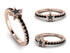 Elegant Enamel Star Black Diamond Ring - Star No. 8 image 13