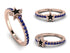 Elegant Enamel Star Sapphire Ring - Star No. 14 image 14