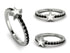 Elegant Enamel Star Black Diamond Ring - Star No. 9 image 8