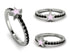 Elegant Enamel Star Black Diamond Ring - Star No. 9 image 12