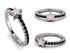 Elegant Enamel Star Black Diamond Ring - Star No. 9 image 2