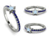 Elegant Enamel Star Sapphire Ring - Star No. 15 image 9