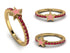 Elegant Enamel Star Ruby Ring - Star No. 10 image 6