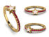 Elegant Enamel Star Ruby Ring - Star No. 10 image 10