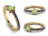 Elegant Enamel Star Sapphire Ring - Star No. 13 image 6