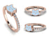 Elegant Enamel Cat Diamond Ring - Cat No. 2 image 9