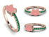 Elegant Enamel Cat Emerald Ring - Cat No. 5 image 5