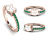 Elegant Enamel Cat Emerald Ring - Cat No. 5 image 6