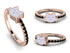 Elegant Enamel Cat Black Diamond Ring - Cat No. 8 image 7