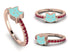 Elegant Enamel Cat Ruby Ring - Cat No. 11 image 2