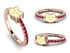 Elegant Enamel Cat Ruby Ring - Cat No. 11 image 1