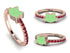 Elegant Enamel Cat Ruby Ring - Cat No. 11 image 4