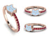 Elegant Enamel Cat Ruby Ring - Cat No. 11 image 8