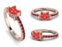 Elegant Enamel Cat Ruby Ring - Cat No. 11 image 11