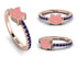 Elegant Enamel Cat Sapphire Ring - Cat No. 14 image 6