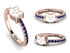 Elegant Enamel Cat Sapphire Ring - Cat No. 14 image 7