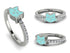 Elegant Enamel Cat Diamond Ring - Cat No. 3 image 2