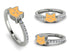 Elegant Enamel Cat Diamond Ring - Cat No. 3 image 4