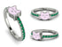 Elegant Enamel Cat Emerald Ring - Cat No. 6 image 10