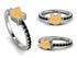 Elegant Enamel Cat Black Diamond Ring - Cat No. 9 image 4