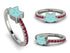 Elegant Enamel Cat Ruby Ring - Cat No. 12 image 2