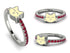 Elegant Enamel Cat Ruby Ring - Cat No. 12 image 3