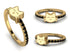 Elegant Enamel Cat Black Diamond Ring - Cat No. 7 image 3