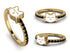 Elegant Enamel Cat Black Diamond Ring - Cat No. 7 image 7