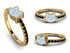 Elegant Enamel Cat Black Diamond Ring - Cat No. 7 image 9