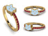 Elegant Enamel Cat Ruby Ring - Cat No. 10 image 8