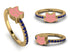 Elegant Enamel Cat Sapphire Ring - Cat No. 13 image 5