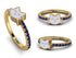 Elegant Enamel Cat Sapphire Ring - Cat No. 13 image 7