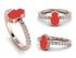 Elegant Enamel Hamsa Diamond Ring - Hamsa No. 2 image 11