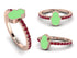 Elegant Enamel Hamsa Ruby Ring - Hamsa No. 11 image 5